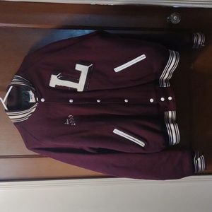 Vintage Varsity Football jacket coat embroidered Joe Y2K retro quilted lined 90s